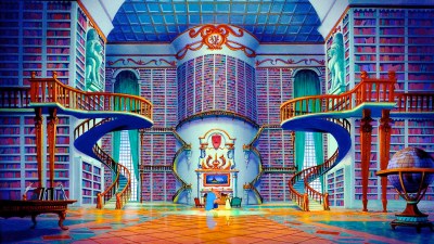 beauty-and-the-beast-library